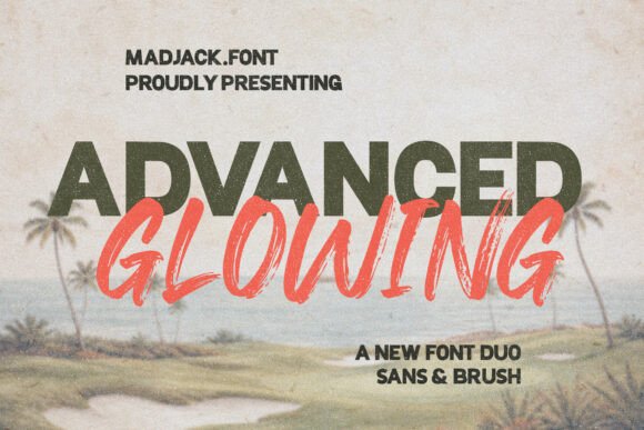 Advance Glowing: A Retro Font Duo Crafters Love