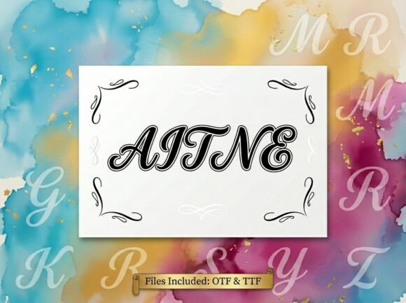 Aitne: A Refined Script Font for Digital Branding