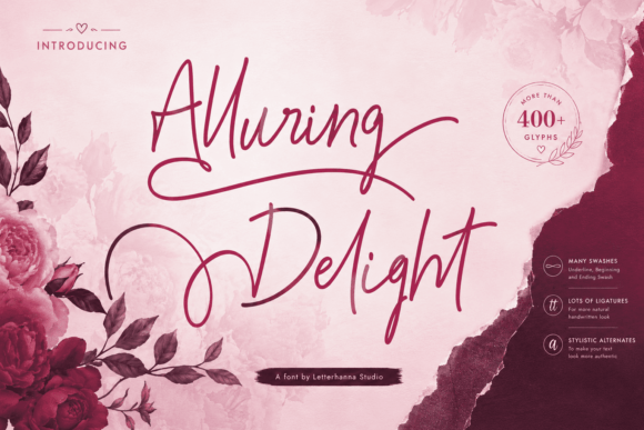 Alluring Delight Font for Modern Web Design