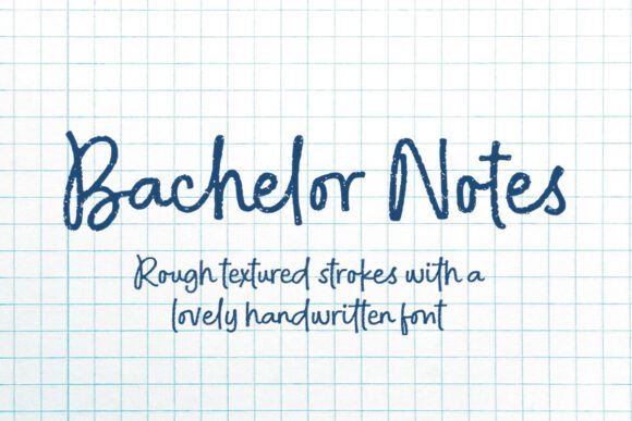 Bachelor Notes Font: Raw Handwritten Charm for Brands