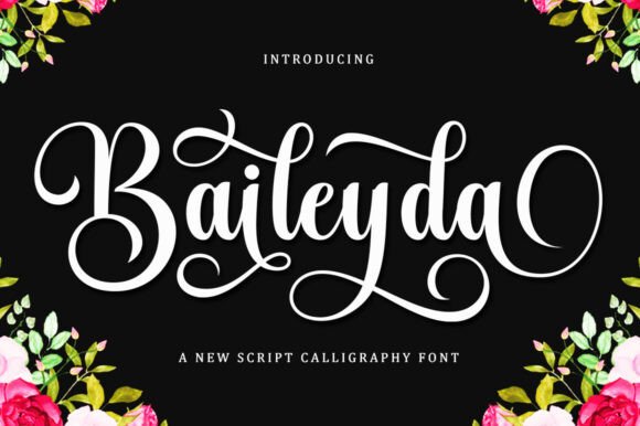 Baileyda: A Script Calligraphy Font for Memorable Branding