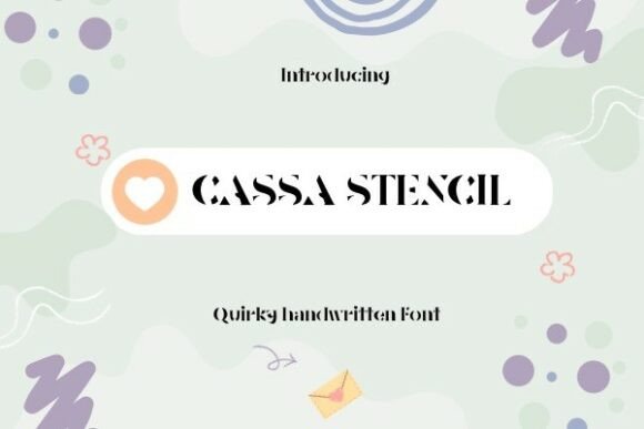 Cassa Stencil: A Handcrafted Font for Memorable Branding