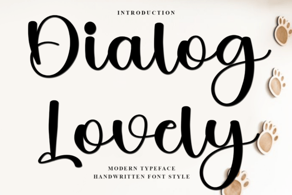 Dialog Lovely: The Script Font That Makes Your Brand Unforgettable