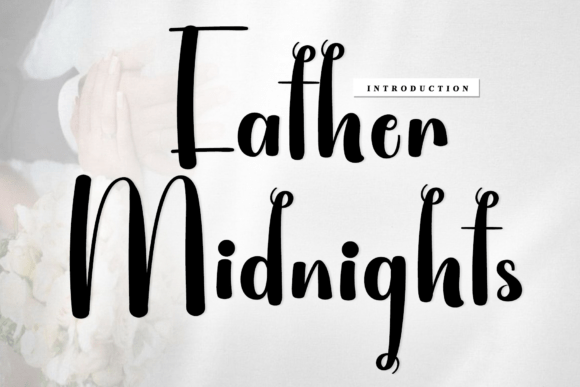 Father Midnights Handwritten Font for Branding