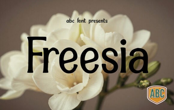 Freesia Font: A Handwritten Typeface for Digital Brands