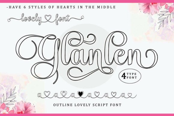 Glanlen: A Sweeping Script Font for Branding