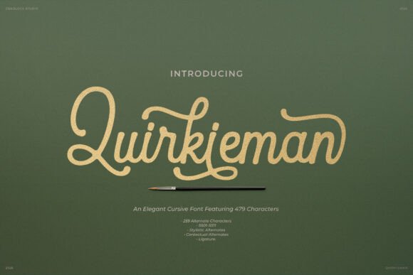 Quirkieman: A Handwritten Font with Editorial Soul