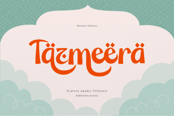 Tazmeera: A Display Typeface That Moves With Cultural Rhythm